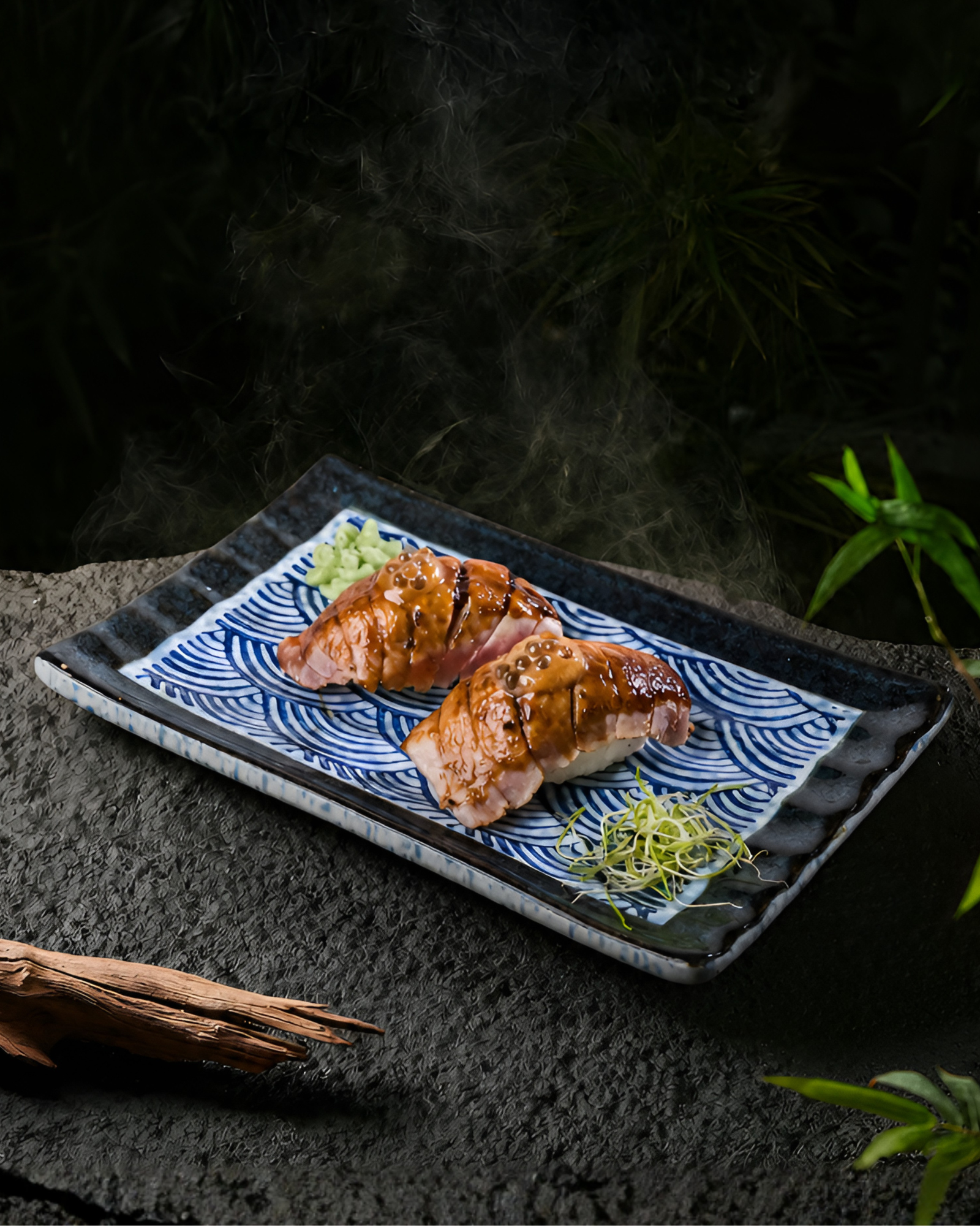 Nigiri de Atún Flambeado