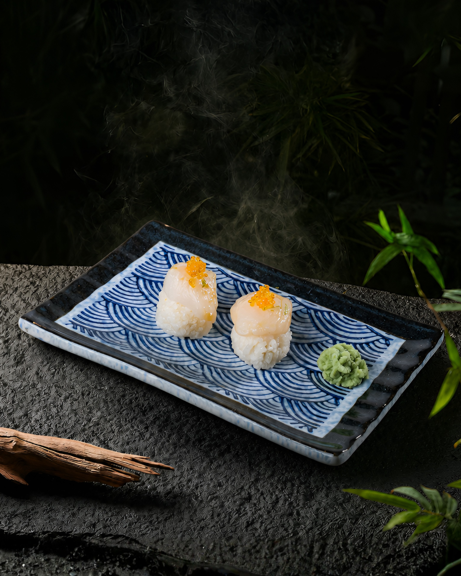 Nigiri de Vieira con maracuya